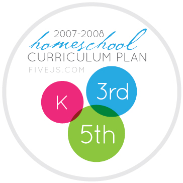 K-3-5 grade homeschool curriculum